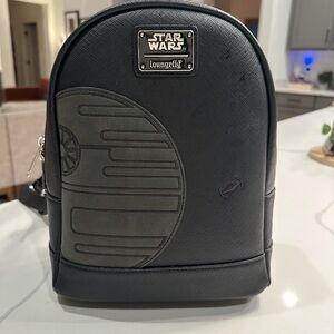Loungefly Star Wars Black Dome Backpack